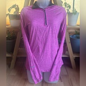 Nike Dri-Fit Women’s Purple Half Zip Jacket - S